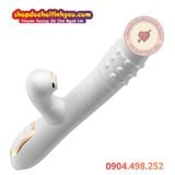  Dương Vật Giả Cầm Tay Rung Thụt Có Bi Nổi Kèm Đầu Liếm Mút 