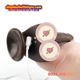  Dương Vật Giả Đen Rung Xoay Thụt Tạo Nhiệt Điều Khiển Từ Xa 