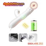  Dương Vật Giả Cầm Tay Rung Thụt Có Bi Nổi Kèm Đầu Liếm Mút 