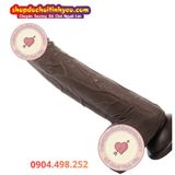  Dương Vật Giả Đen Rung Xoay Thụt Tạo Nhiệt Điều Khiển Từ Xa 