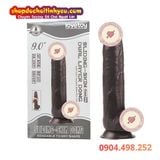  Dương Vật Giả Đen To Dạng TPE Đa Lớp Có Đế Hít Chắc Chắn 