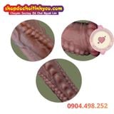  Dương Vật Giả Độ Vòng Bi Kèm Hạt Nổi Trên Thân Có Sưởi Ấm 