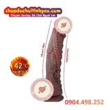  Dương Vật Giả Độ Vòng Bi Kèm Hạt Nổi Trên Thân Có Sưởi Ấm 