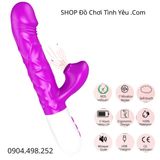  Dương Vật Giả Gân Nổi Rung Thụt Sưởi Ấm Kèm Đầu Mút FOX V20 