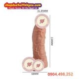  Dương Vật Giả Gân Nổi Size Nhỏ Châu Á Mềm Dẻo Dễ Uốn Cong 