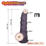  Dương Vật Giả Gân Nổi To Khủng Màu Đen Có Nhiều Nốt Sần Lớn 