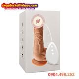  Dương vật giả gắn tường rung xoay nhiệt điều khiển remote 