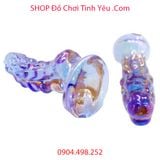  Dương Vật Giả Hình Rồng Dạng Thủy Tinh Thủ Dâm Âm Đạo Hậu Môn 
