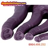  Dương Vật Giả Hình Vòi Voi Silicone Đầy Gân Guốc Mềm Mại 