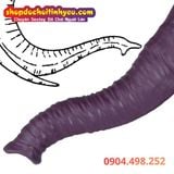  Dương Vật Giả Hình Vòi Voi Silicone Đầy Gân Guốc Mềm Mại 