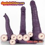  Dương Vật Giả Hình Vòi Voi Silicone Đầy Gân Guốc Mềm Mại 