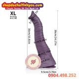  Dương Vật Giả Hình Vòi Voi Silicone Đầy Gân Guốc Mềm Mại 