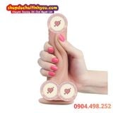  Dương Vật Giả Hít Tường Da Trượt Siêu Mềm SLIDING SKIN DONG 