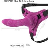  Dương Vật Giả Kèm Đai Đeo Có Thể Tháo Rời Cho Cặp Đôi Nữ Les 