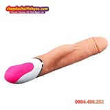  Dương Vật Giả Rung Thụt Xoay Bi Kèm Đầu Phụ Tai Thỏ INDULGE 