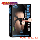  Dương Vật Giả To Gân Nổi Uốn Cong Kèm Dây Đai Đeo MARS DILDO 