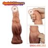 Dương Vật Giả Khổng Lồ Silicone Hai Lớp Đế Hút Chân Không