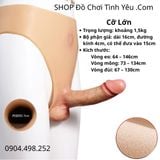  Dương Vật Giả Liền Quần Silicon Cạp Cao Rỗng Ruột Size Lớn 