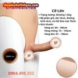  Dương Vật Giả Liền Quần Silicon Cạp Cao Rỗng Ruột Size Lớn 