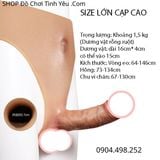  Dương Vật Giả Liền Quần Silicon Cạp Cao Rỗng Ruột Size Lớn 
