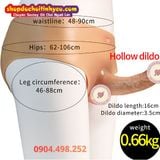  Quần Dương Vật Giả Silicone Rỗng Ruột Cạp Cao Thấp Cho Nam 