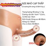  Dương Vật Giả Mặc Quần Lót Silicon Cạp Thấp Đặc Ruột Size Vừa 