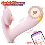  Dương Vật Giả Mini Rung Móc Làm Ấm Kèm Đầu Gõ Điều Khiển App 