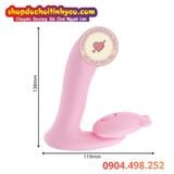  Dương Vật Giả Mini Rung Móc Làm Ấm Kèm Đầu Gõ Điều Khiển App 