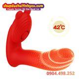  Dương Vật Giả Mini Rung Móc Làm Ấm Kèm Đầu Gõ Điều Khiển App 