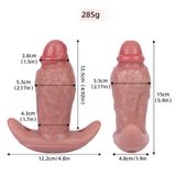  Dương Vật Giả Mini Silicone Rung Cắm Hậu Môn Đa Chức Năng 