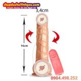  Dương vật giả Muha rung ngoáy gắn tường TPE mềm giá rẻ 