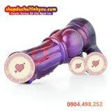  Dương vật giả ngựa dick rỗng silicone dày khóa tinh trùng 