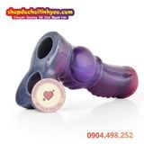  Dương vật giả ngựa dick rỗng silicone dày khóa tinh trùng 