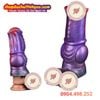 Dương vật giả ngựa dick rỗng silicone dày khóa tinh trùng