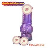  Dương vật giả ngựa dick rỗng silicone dày khóa tinh trùng 