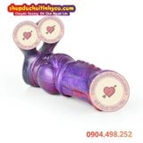 Dương vật giả ngựa dick rỗng silicone dày khóa tinh trùng 