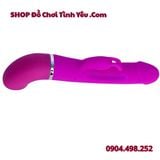  Dương Vật Giả Phun Nước Xuất Tinh Rung Kép Kèm Đầu Tai Thỏ 