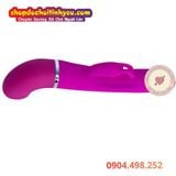  Dương Vật Giả Phun Nước Xuất Tinh Rung Kép Kèm Đầu Tai Thỏ 