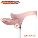  Dương Vật Giả Phùng Phình Nối Liền Quần Chưa Lột Bao Quy Đầu 