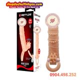  Dương Vật Giả Rỗng Ruột Quai Đeo Rung Gai Răng Sói Mềm Dẻo 