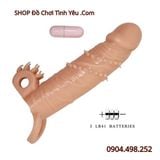  Dương Vật Giả Rỗng Ruột Quai Đeo Rung Gai Răng Sói Mềm Dẻo 