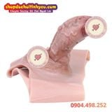  Dương Vật Giả Rỗng Ruột Thân To Có Gân Liền Quần Silicon 