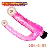  Dương Vật Giả Rung 2 Đầu Nhét Âm Đạo Hậu Môn DOUBLE PENIS 