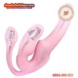  Dương Vật Giả Rung Mạnh 3 Đầu Ôm Sát Thành Âm Đạo Đeo Cho Les 