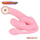  Dương Vật Giả Rung Mạnh 3 Đầu Ôm Sát Thành Âm Đạo Đeo Cho Les 