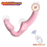  Dương Vật Giả Rung Mạnh 3 Đầu Ôm Sát Thành Âm Đạo Đeo Cho Les 