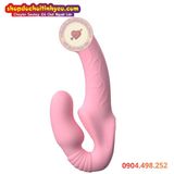  Dương Vật Giả Rung Mạnh 3 Đầu Ôm Sát Thành Âm Đạo Đeo Cho Les 
