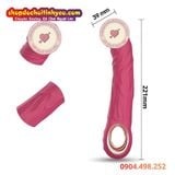  Dương Vật Giả Rung AV Tự Động 10 Chế Độ Có Gân Nổi To Đê Mê 