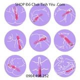  Dương Vật Giả Rung AV Tự Động 10 Chế Độ Có Gân Nổi To Đê Mê 