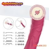  Dương Vật Giả Rung AV Tự Động 10 Chế Độ Có Gân Nổi To Đê Mê 